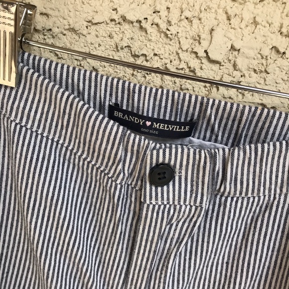 Pinstripe Brandy Melville Tilden Pants - Picture 4 of 4